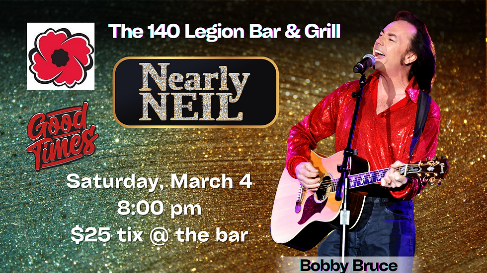 Nearly Neil Solo Show @The 140 Legion Bar & Grill