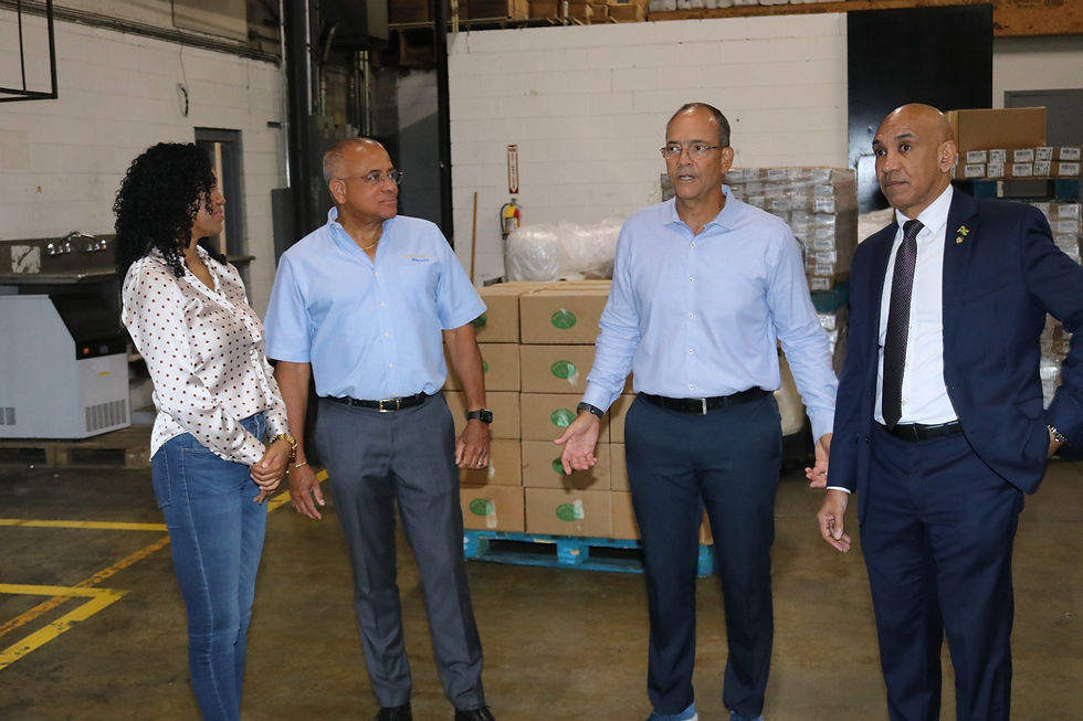 Ambassador Anderson Visits Jamaican Owned Companies in Atlanta.