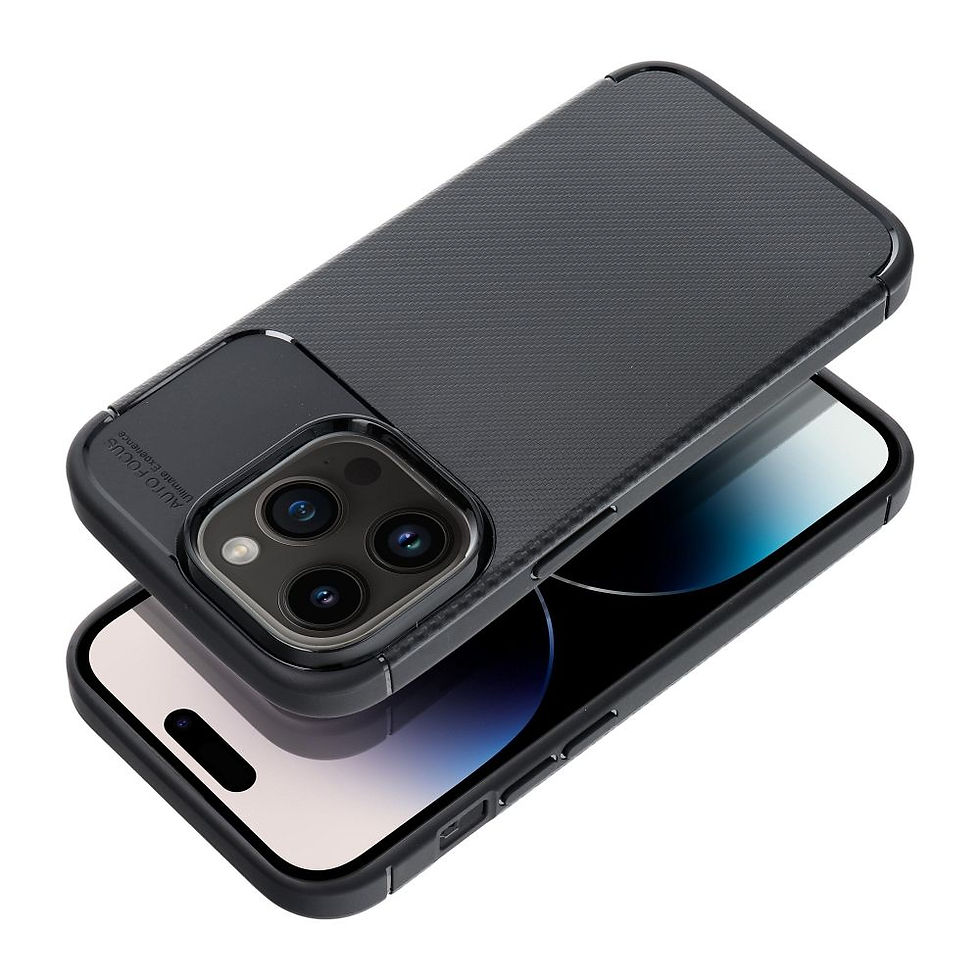 Indexkép: Carbon Premium Case iPhone 16E (SE 4 2025) / 17E tok, fekete