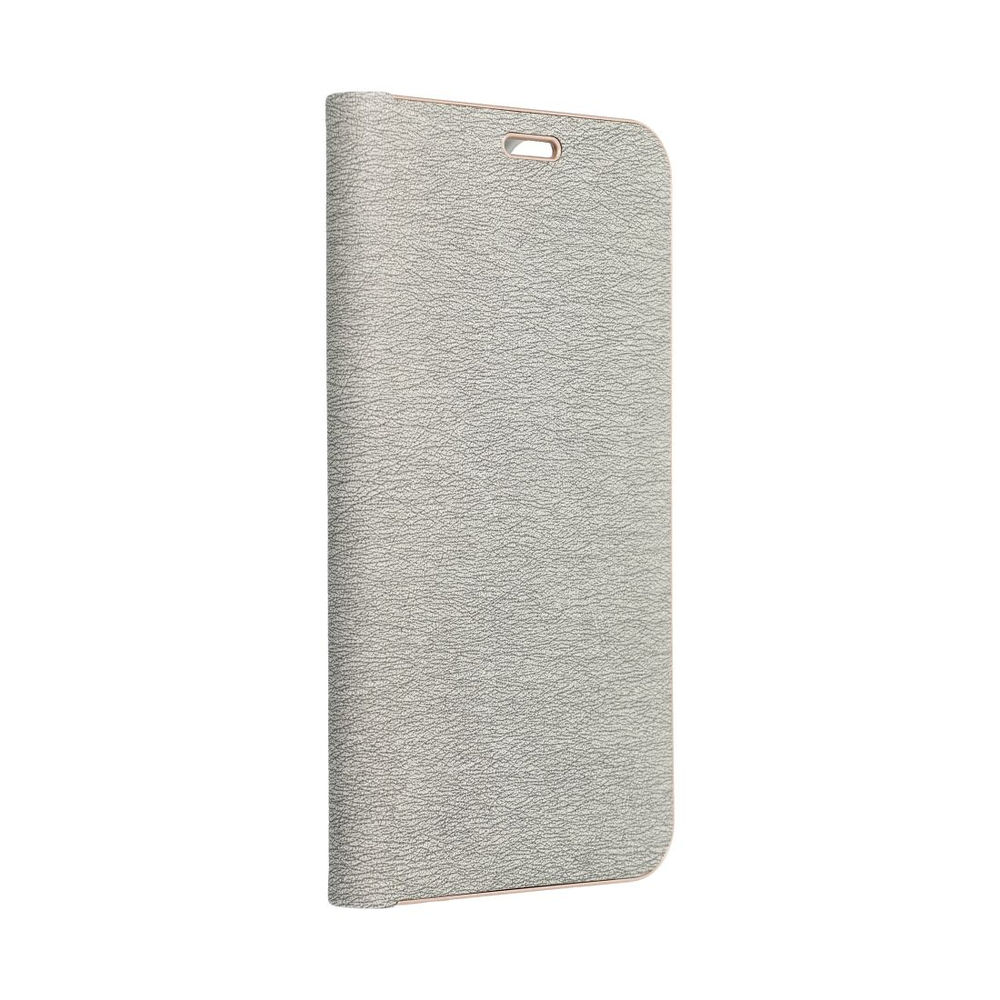 Luna Book Gold Case Xiaomi Redmi Note 14 tok, ezüst