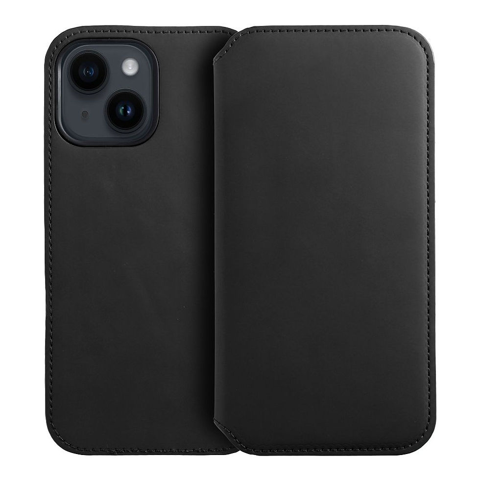 Indexkép: Dual Pocket Book Case Samsung A15 5G tok, fekete