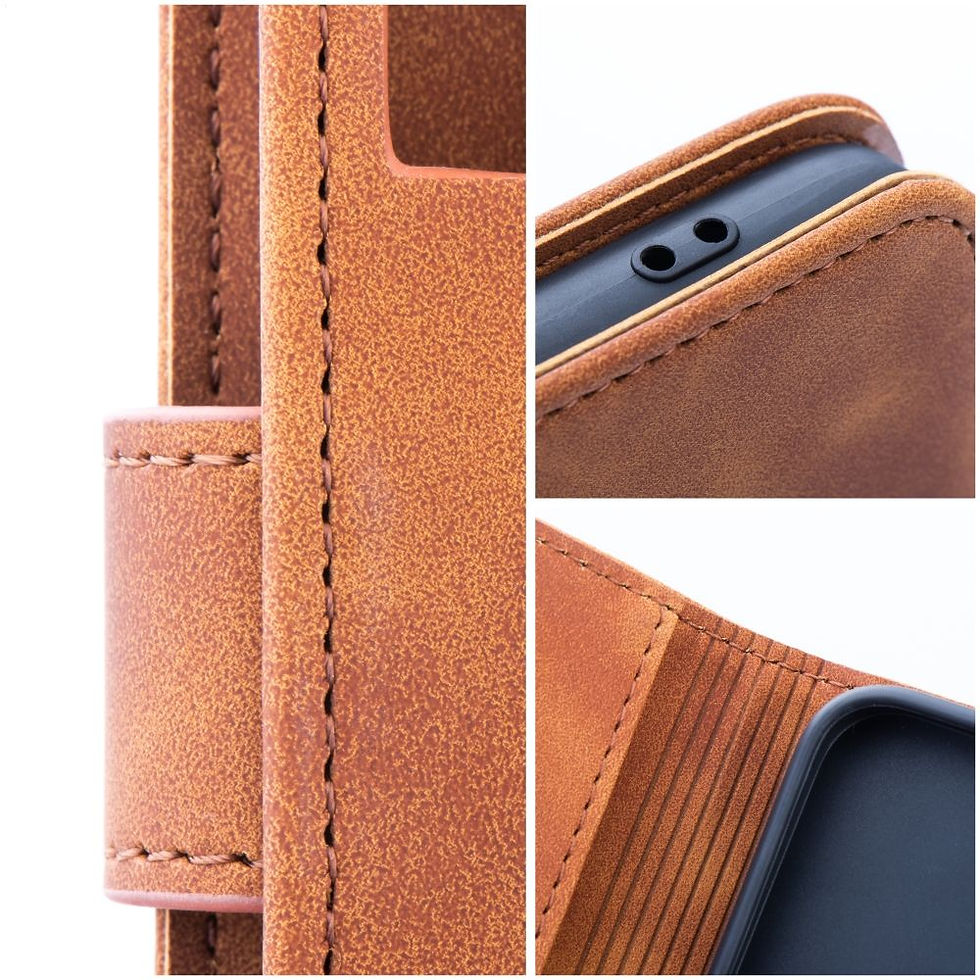 Indexkép: Tender Book Case iPhone 16 Plus (6.7 tok, barna