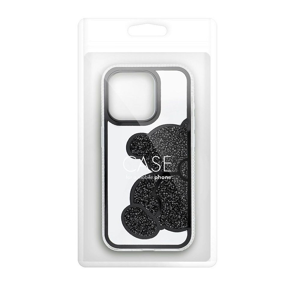 Indexkép: Teddy Bear Case iPhone 17 Pro tok, fekete