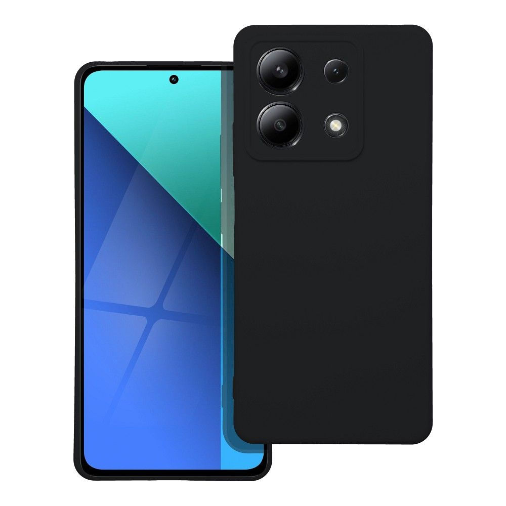 Silicone Case Xiaomi Redmi Note 13 tok, fekete