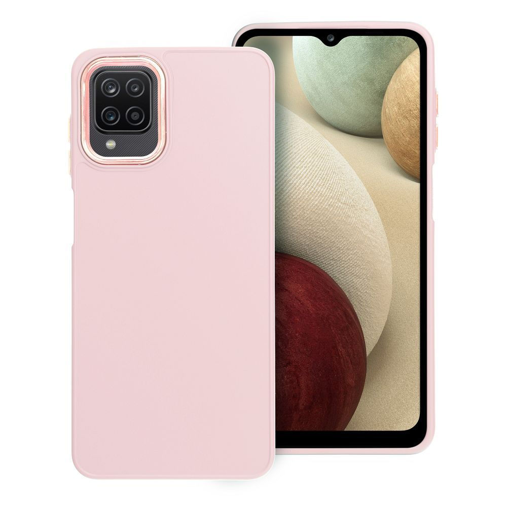 Frame Case Samsung A12 / M12 tok, rózsaszín