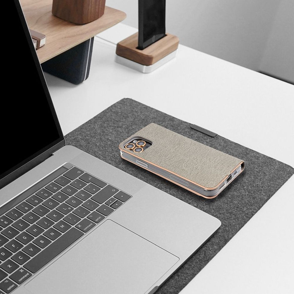 Indexkép: Luna Book Gold Case Xiaomi Redmi 15 (171.1) tok, ezüst