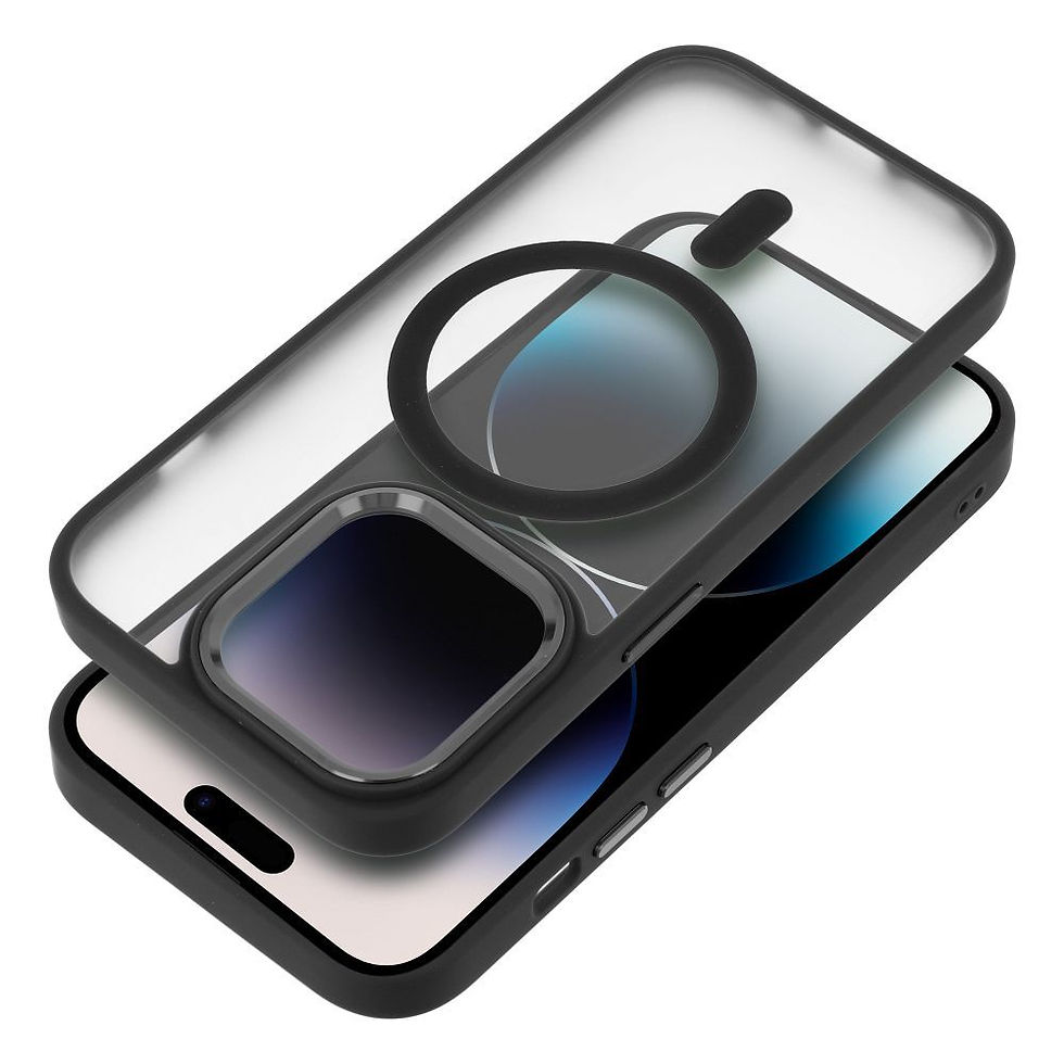 Indexkép: Matte Mag Cover Case iPhone 17 MagSafe tok, fekete