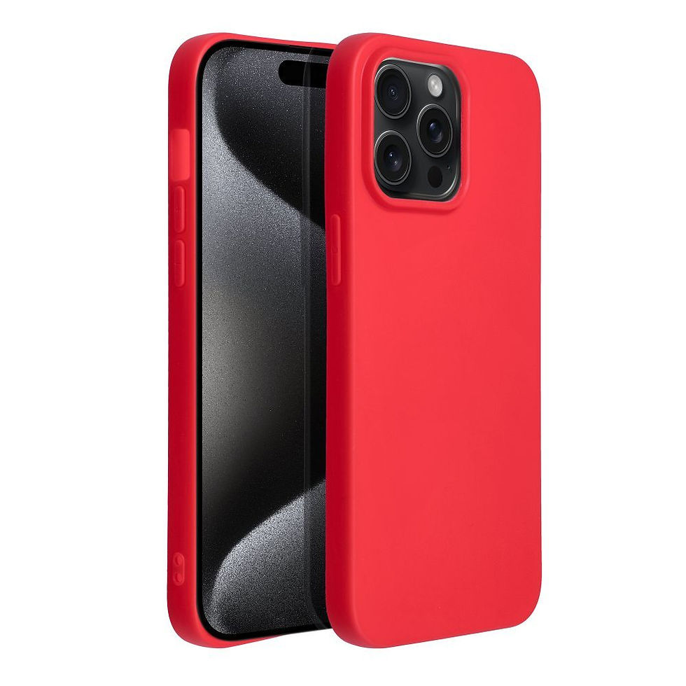 Indexkép: Soft Case iPhone 15 Pro Max tok, piros