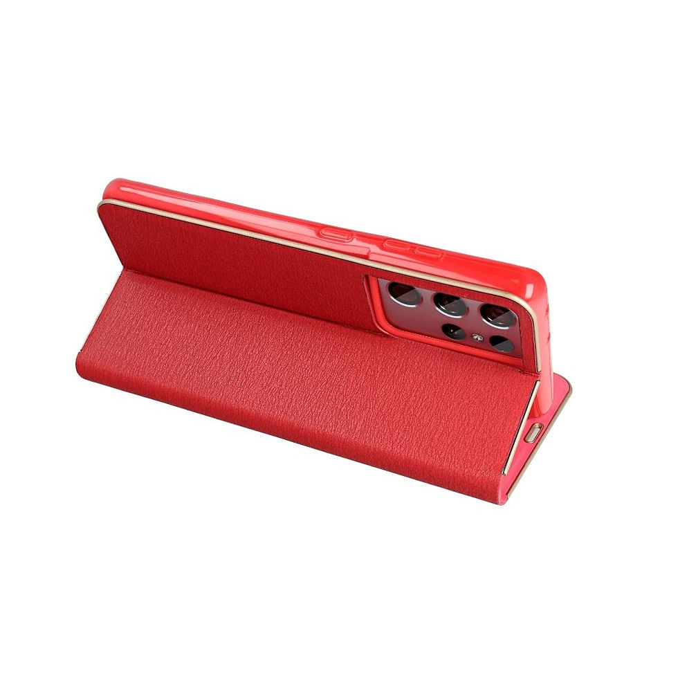 Indexkép: Luna Book Gold Case Xiaomi Redmi Note 13 tok, piros