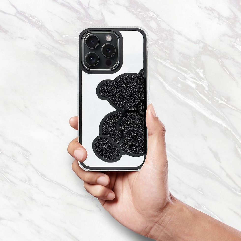 Indexkép: Teddy Bear Case iPhone 13 tok, fekete
