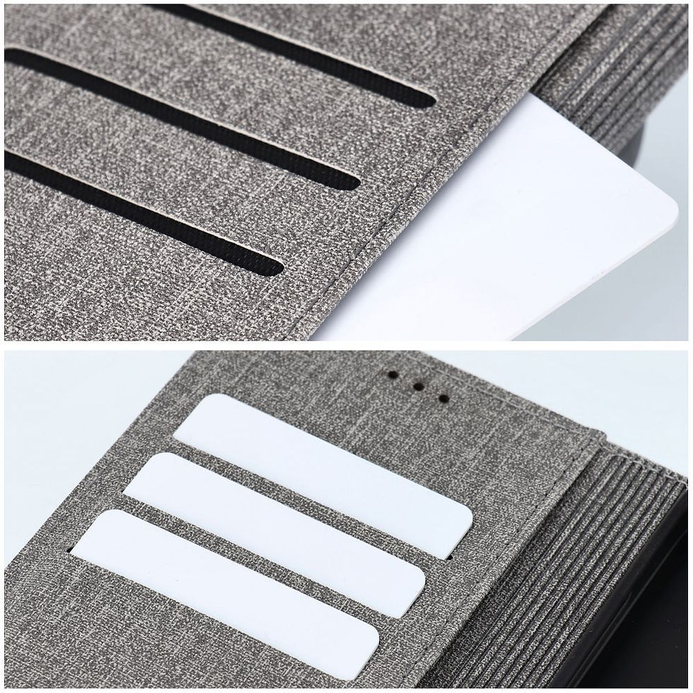 Indexkép: Gomma Book Case Samsung A57 5G tok, szürke
