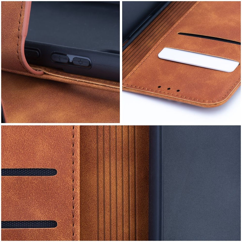 Indexkép: Tender Book Case iPhone 7 / 8 / SE 2020 / SE 2022 tok, barna