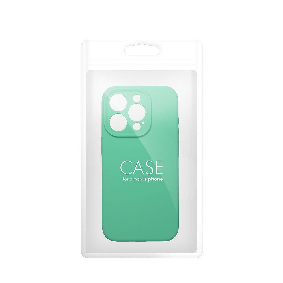 Indexkép: Silicone 2mm Case iPhone 16E (SE 4 2025) / 17E tok, menta