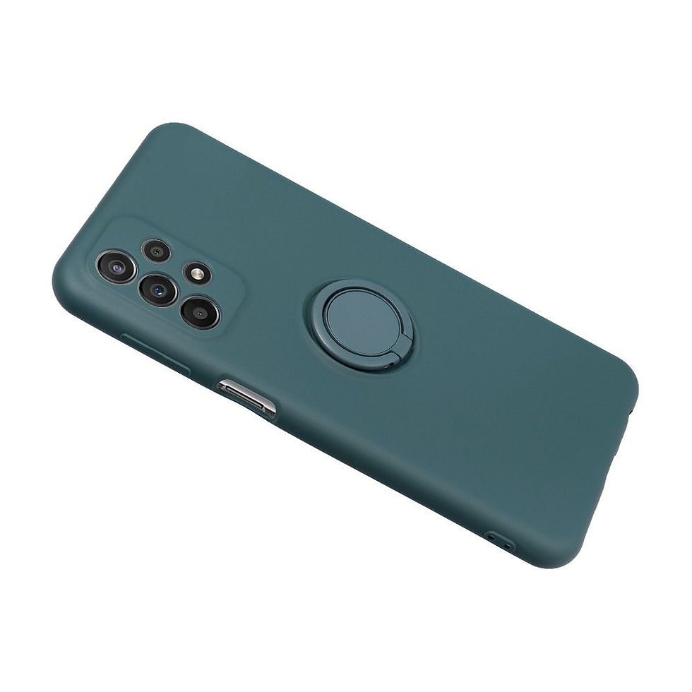 Indexkép: Silicone Ring Case Samsung A17 tok, zöld