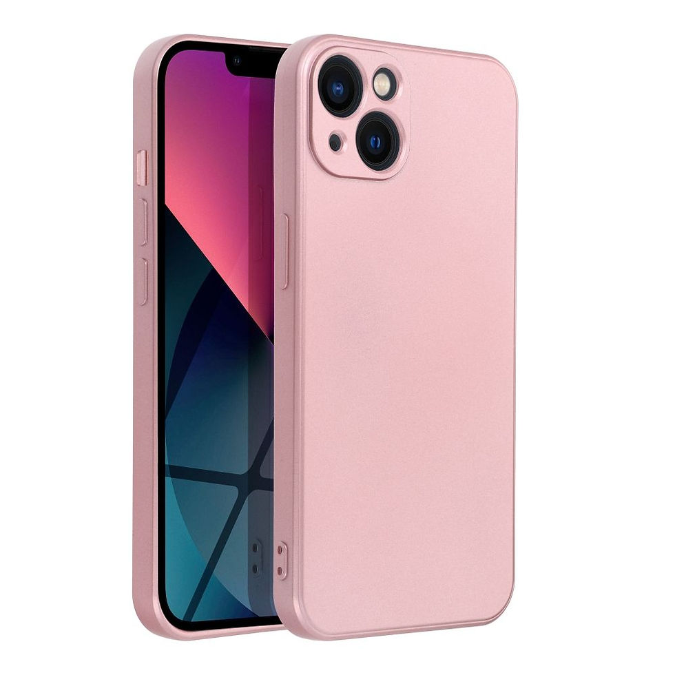 Indexkép: Metallic Case iPhone 13 tok, rózsaszín
