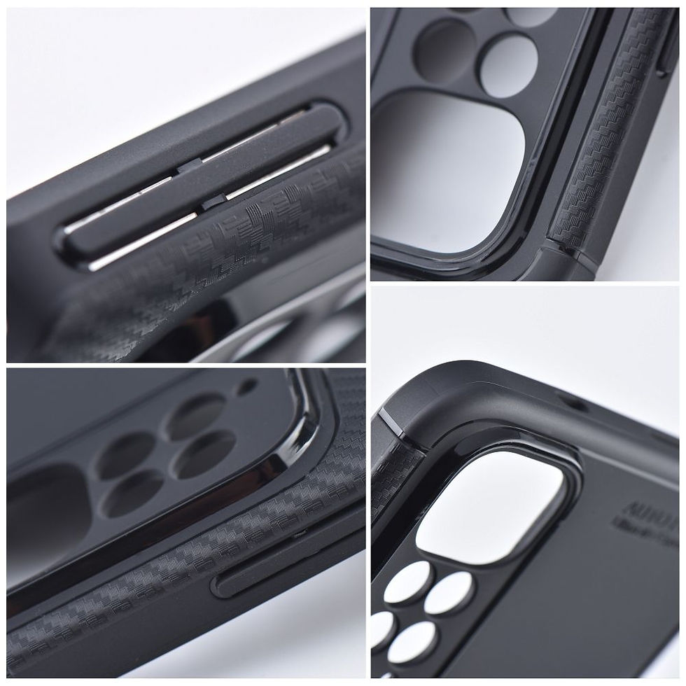 Indexkép: Carbon Premium Case Xiaomi Redmi Note 14 Pro tok, fekete