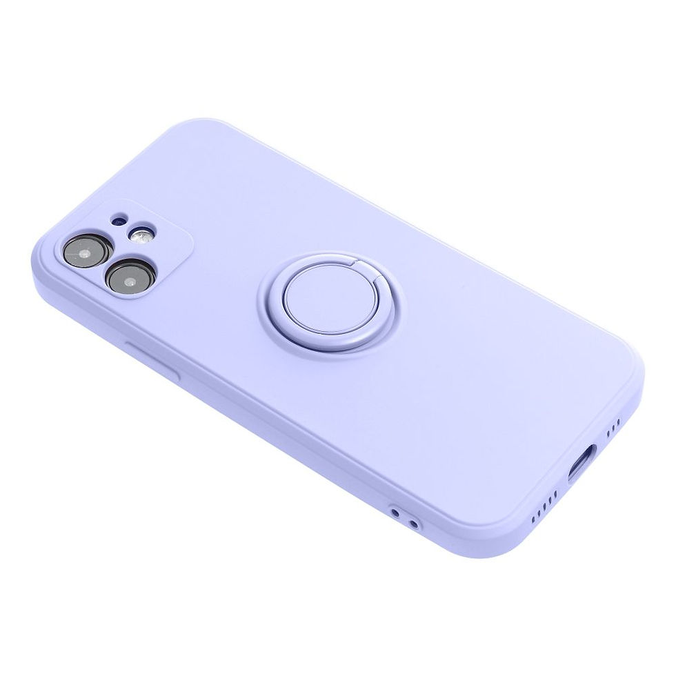 Indexkép: Silicone Ring Case Xiaomi Redmi Note 14 Pro Plus tok, lila