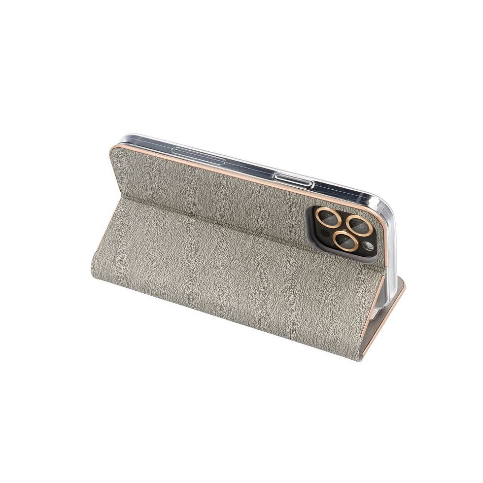 Indexkép: Luna Book Gold Case Samsung A55 5G tok, ezüst
