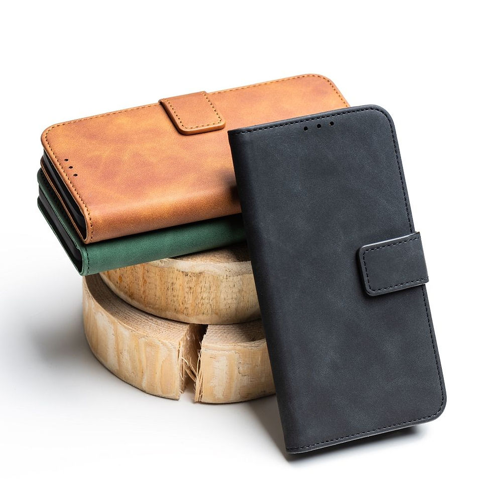 Indexkép: Tender Book Case Samsung A15 4G / A15 5G tok, fekete