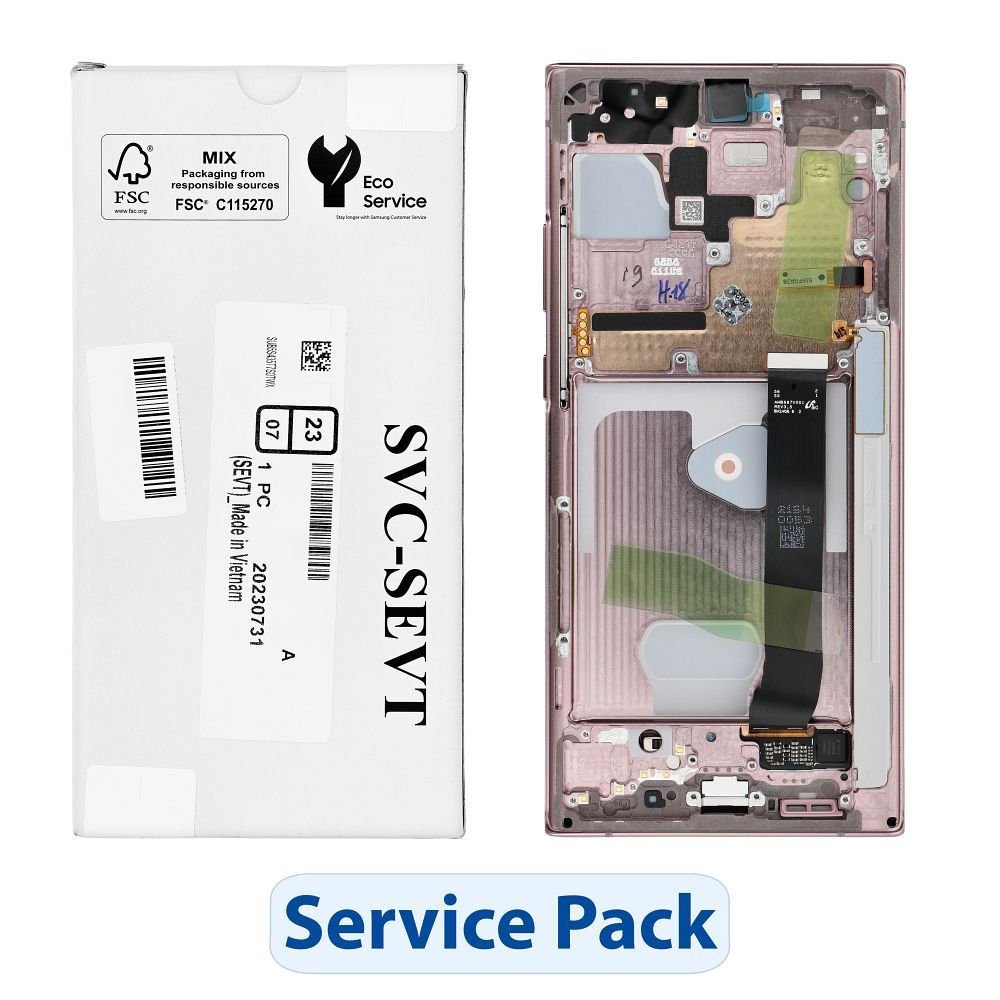 ServicePack LCD Kijelző SAMSUNG Note 20 Ultra 5G