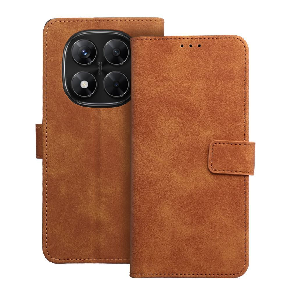 Tender Book Case Xiaomi Redmi Note 14 Pro tok, barna