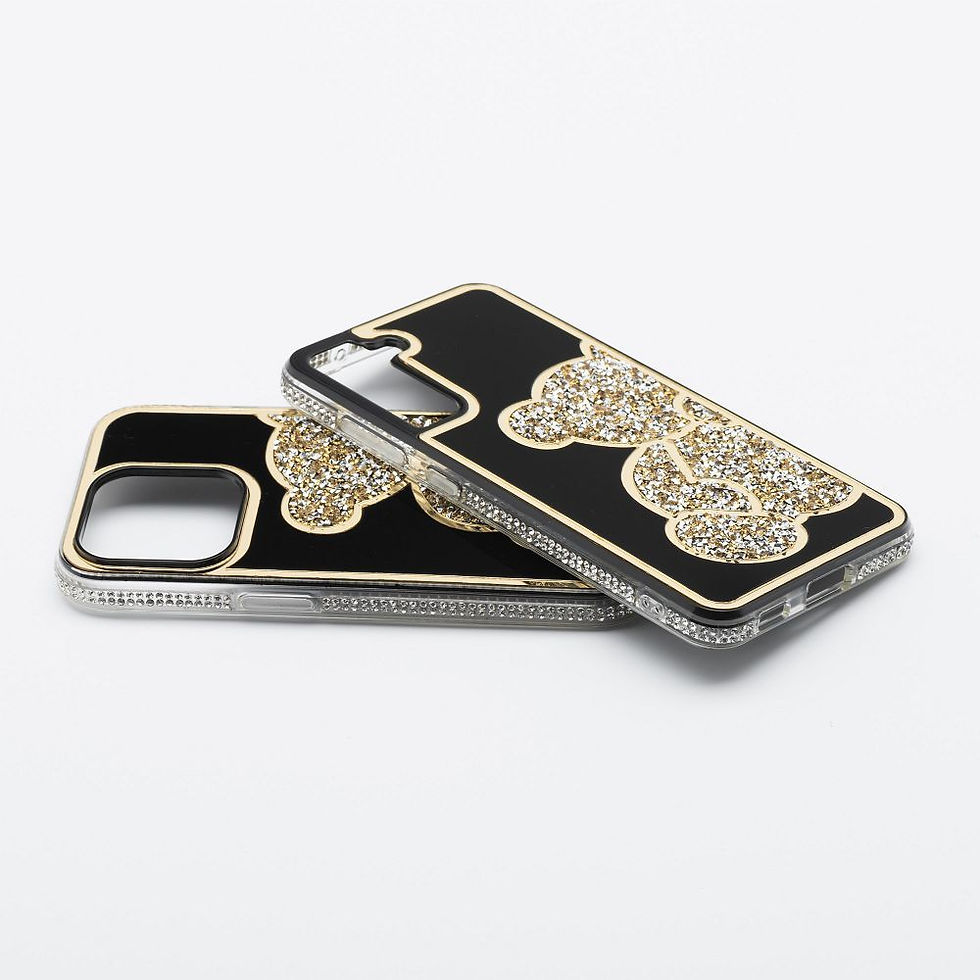 Indexkép: Teddy Bear Case Samsung S24 tok, arany