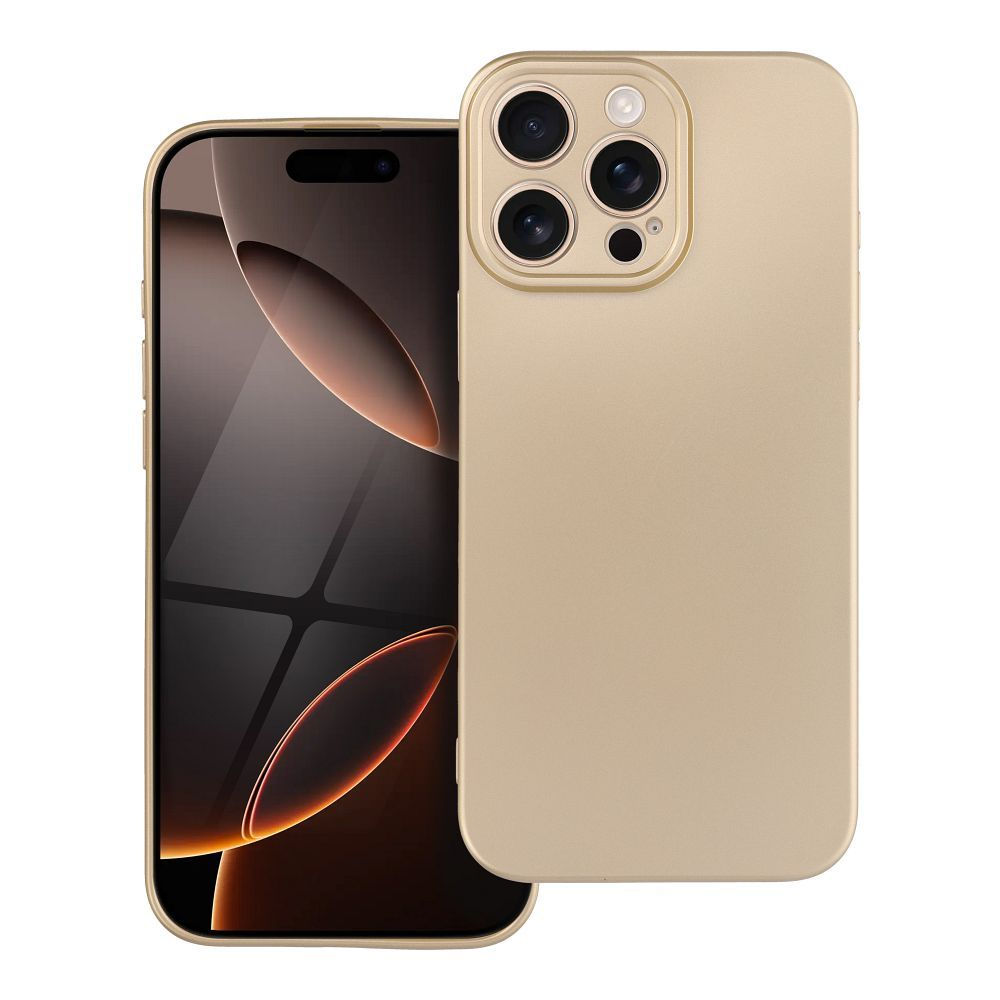 Metallic Case iPhone 16 Pro Max tok, arany