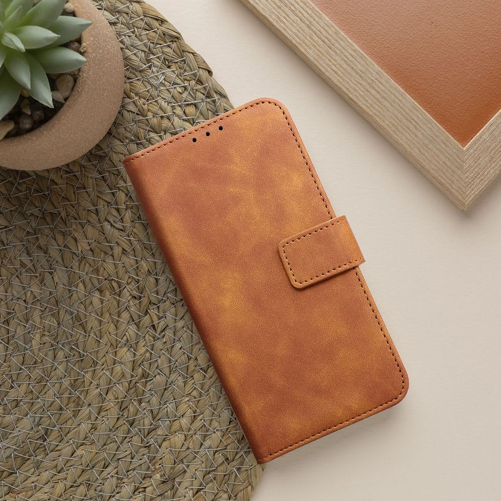 Indexkép: Tender Book Case Xiaomi Redmi 15 (171.1) tok, barna