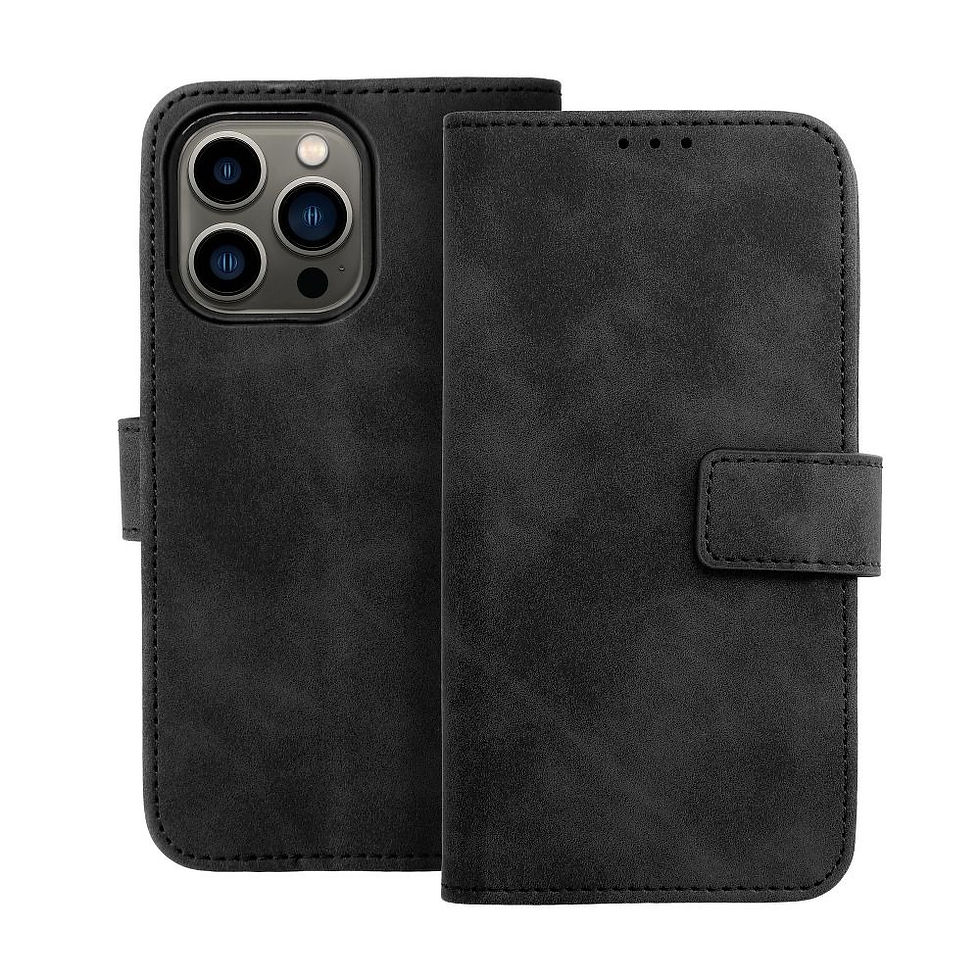 Indexkép: Tender Book Case iPhone 13 tok, fekete