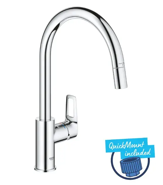 Grohe Start Loop - Mosdókagyló-keverő kihúzható kifolyóval, króm 30556000