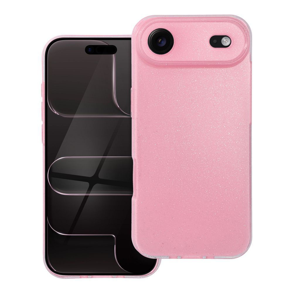 Clear Case 2mm Blink iPhone 17 Air tok, rózsaszín