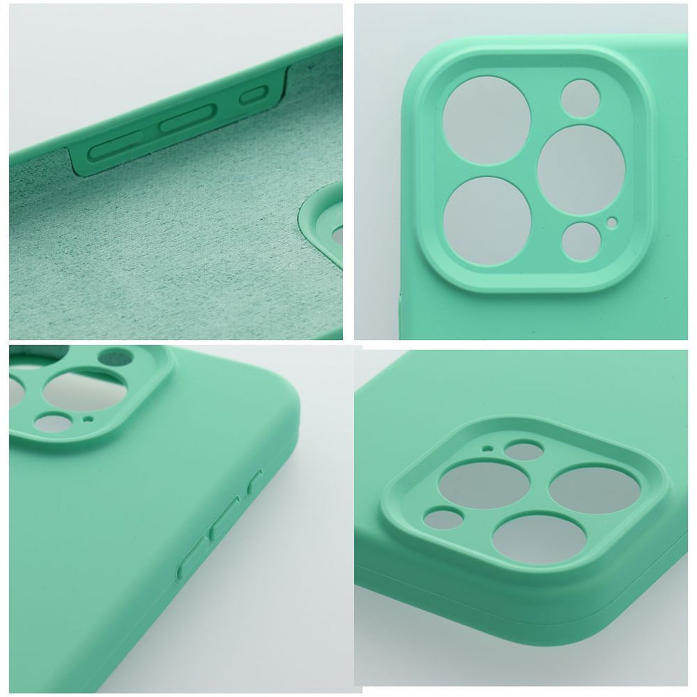 Indexkép: Silicone 2mm Case iPhone 17 Pro Max tok, menta