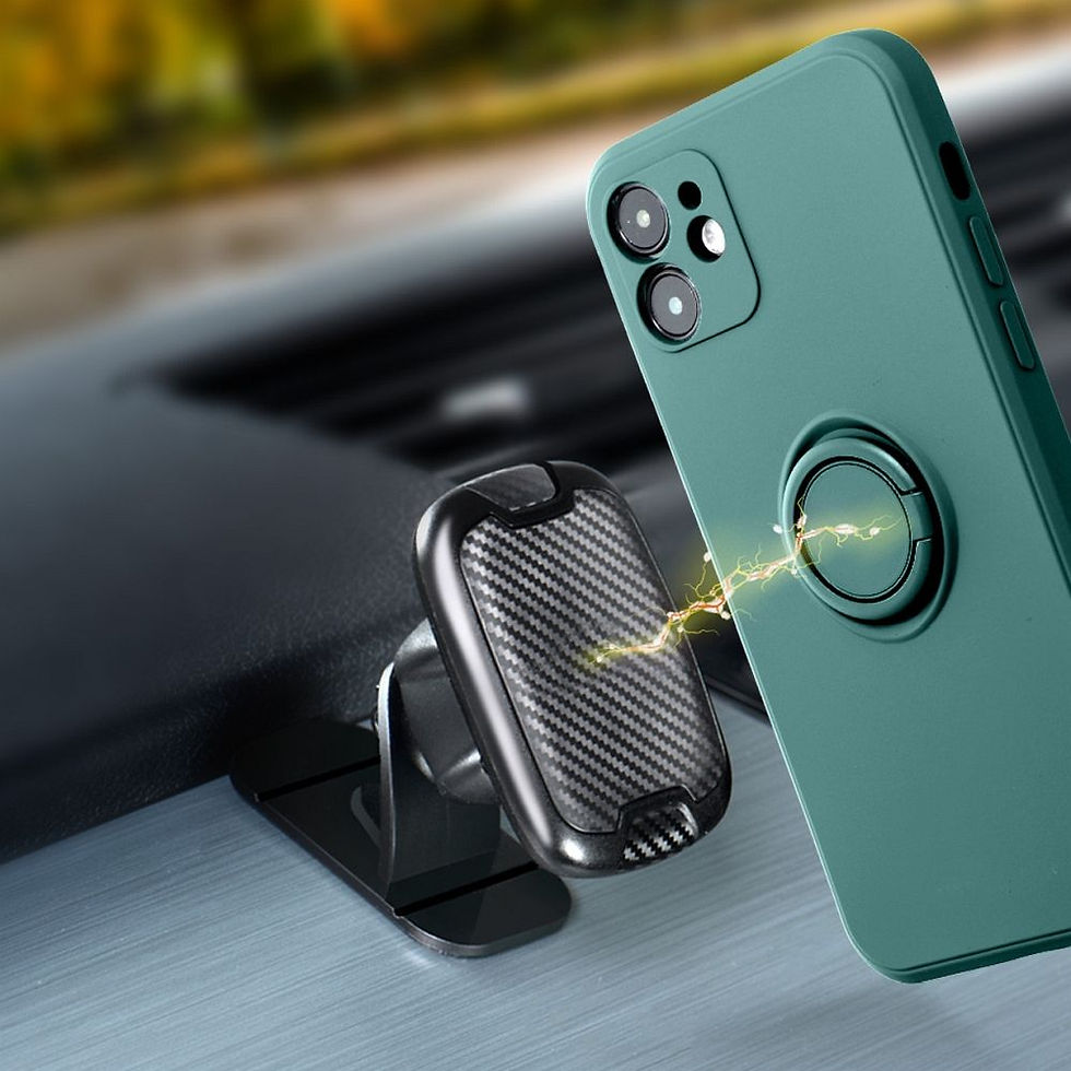 Indexkép: Silicone Ring Case iPhone 15 Pro Max tok, zöld
