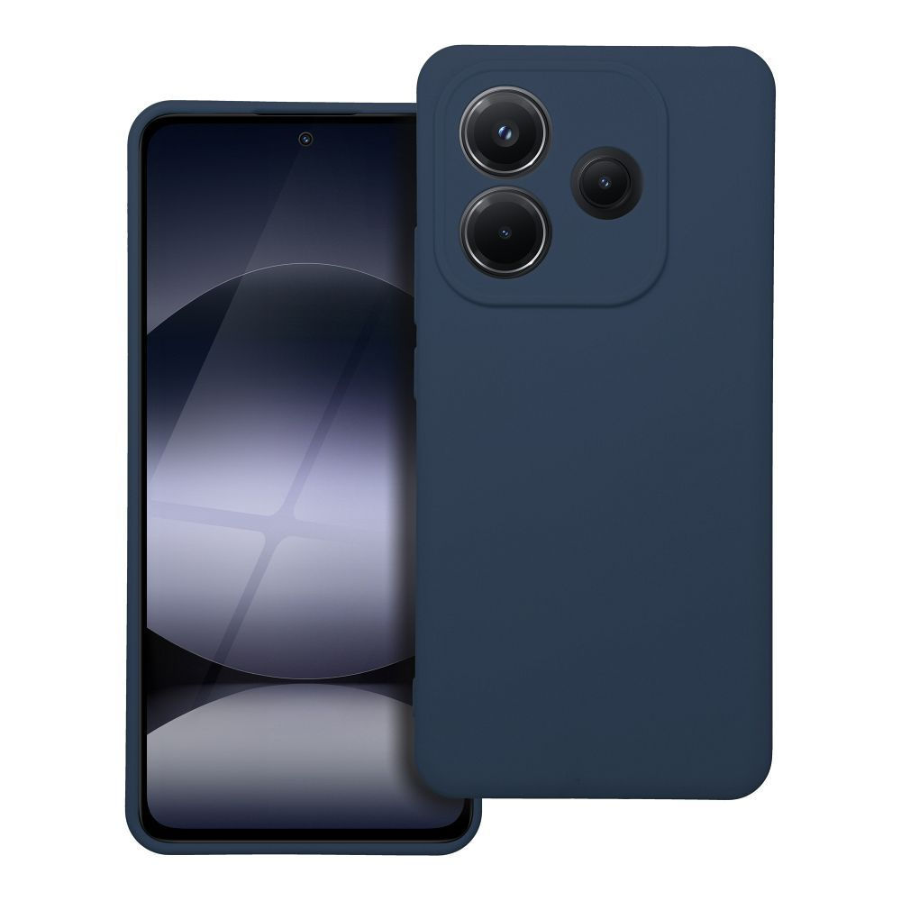 Silicone Case Xiaomi Redmi Note 14 tok, kék