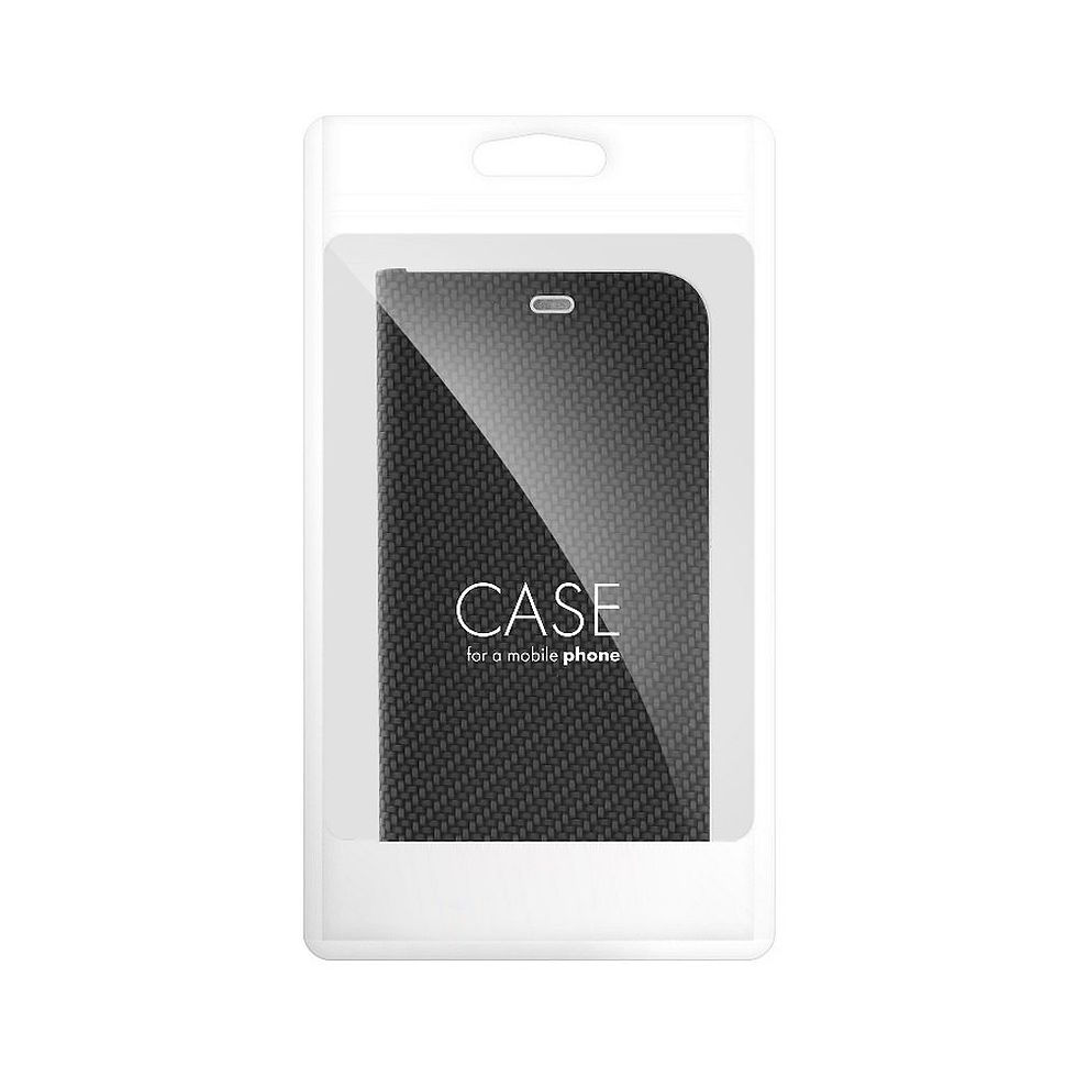 Indexkép: Luna Book Carbon Case Xiaomi 14 tok, fekete