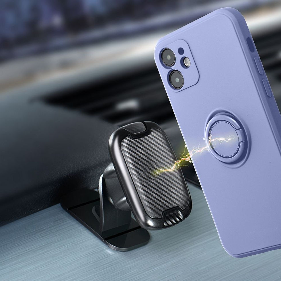 Indexkép: Silicone Ring Case iPhone 17 Air tok, lila