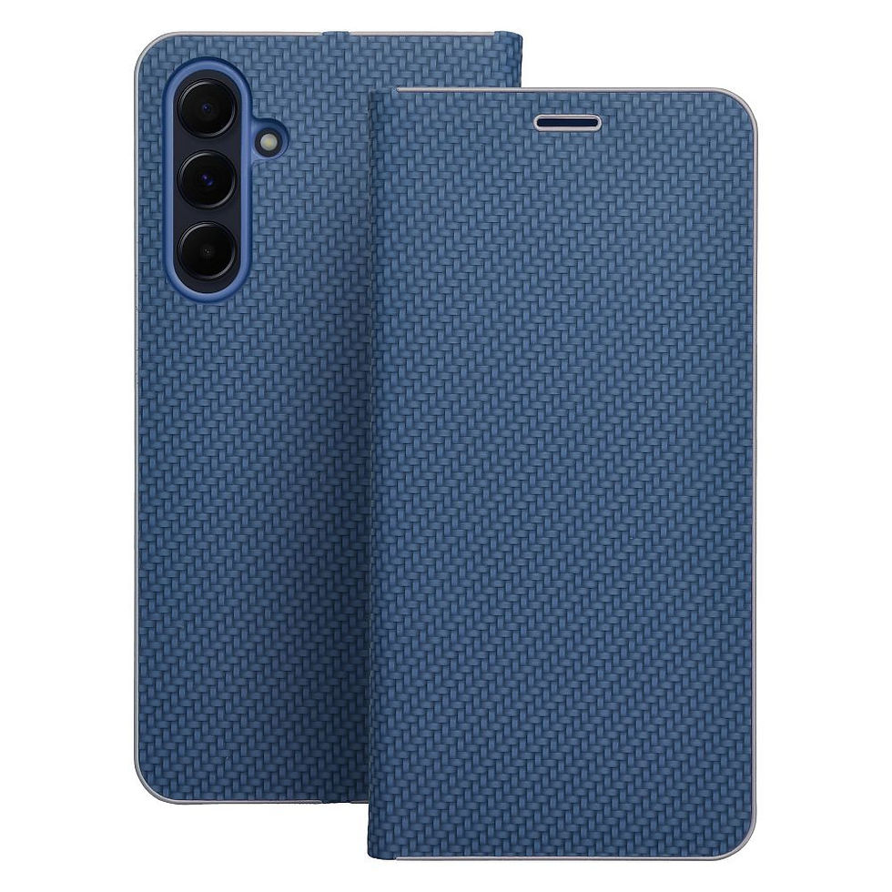Indexkép: Luna Book Carbon Case Samsung A25 5G tok, kék