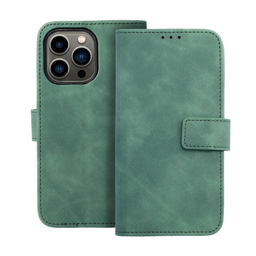 Indexkép: Tender Book Case iPhone 13 tok, zöld