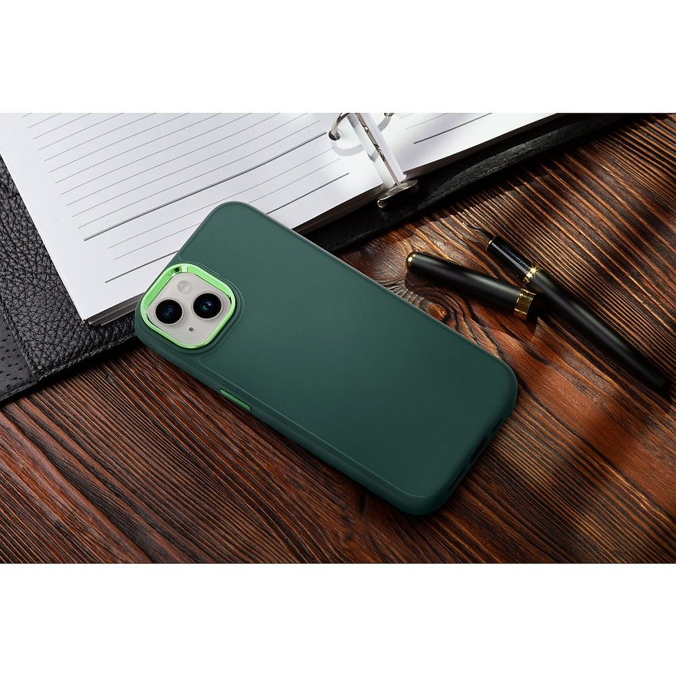 Indexkép: Frame Case iPhone 12 / 12 Pro tok, zöld