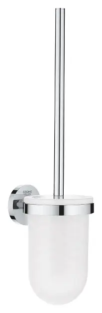 Grohe QuickFix Start - Falra szerelhető WC-kefe, tartóval, üveg/króm 41185000