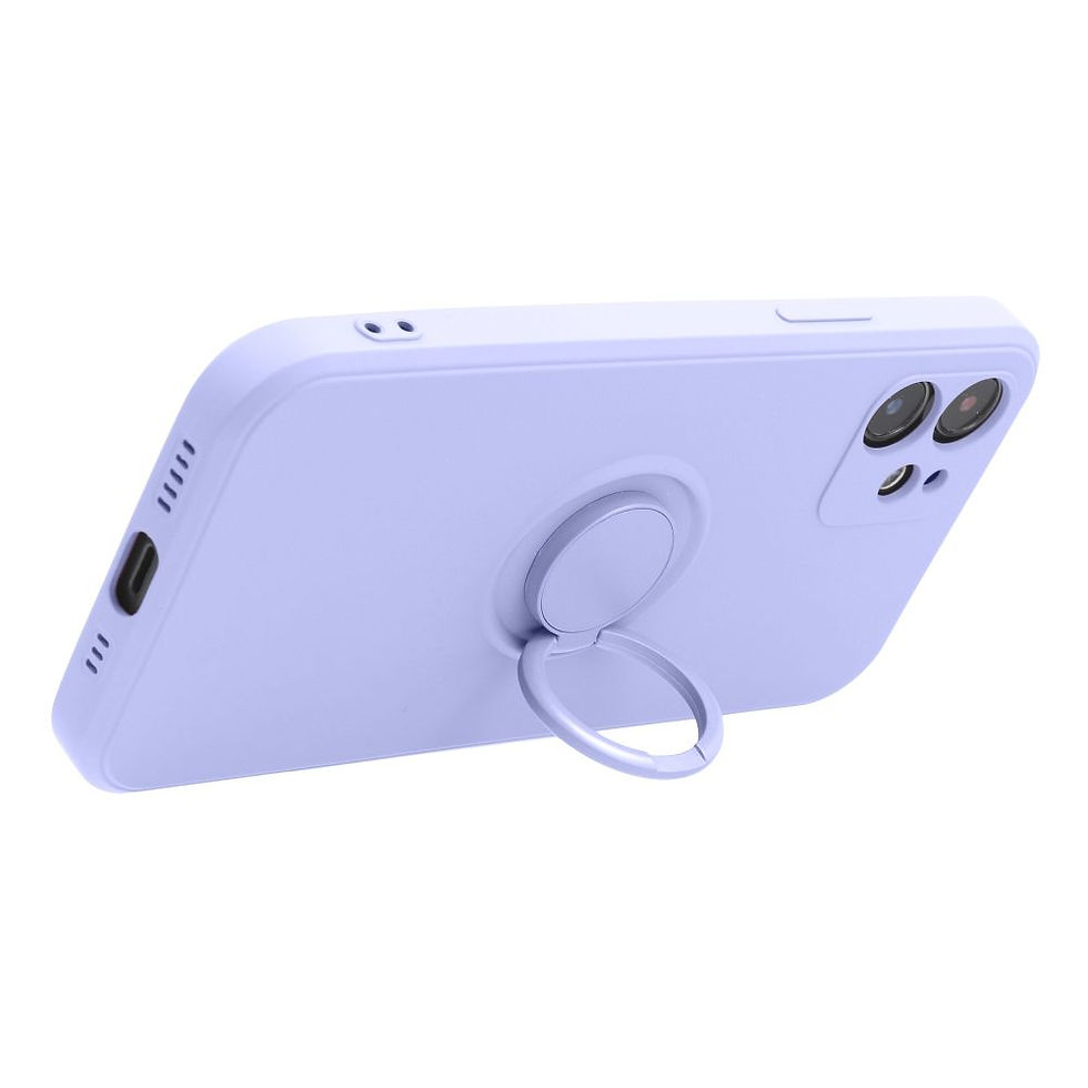 Indexkép: Silicone Ring Case Samsung A26 5G tok, lila