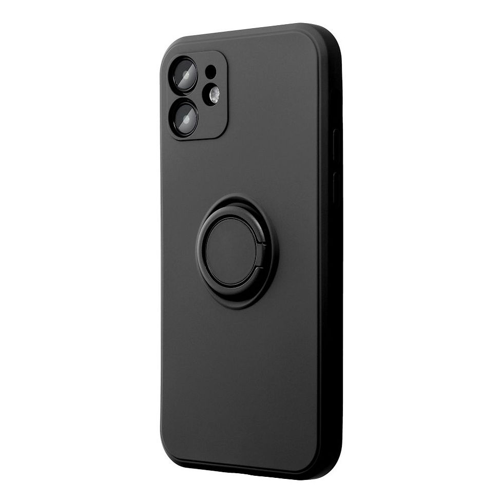 Indexkép: Silicone Ring Case Samsung S26 Plus tok, fekete