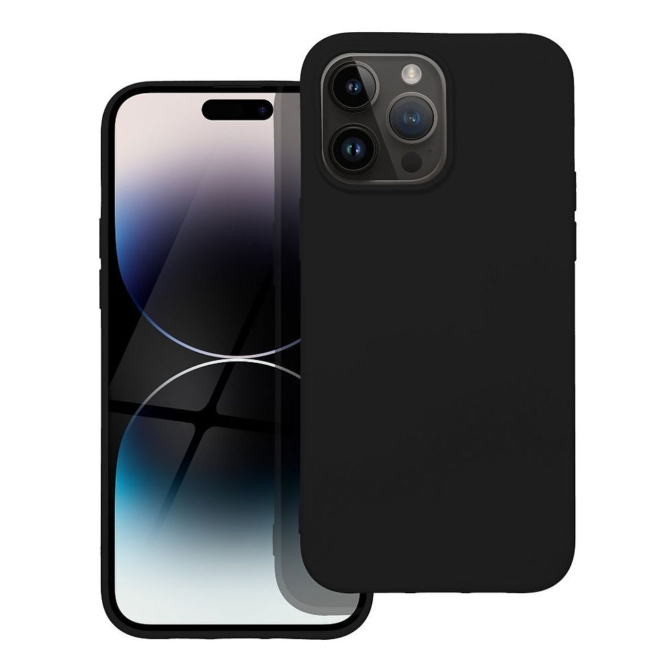 Indexkép: Silicone Case iPhone 14 Pro Max tok, fekete
