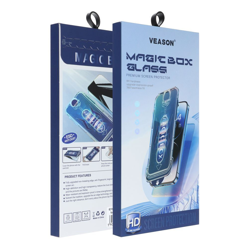 6D Pro Veason Easy-Install Fólia + applikátor - iPhone 13 Pro Max / 14 Plus