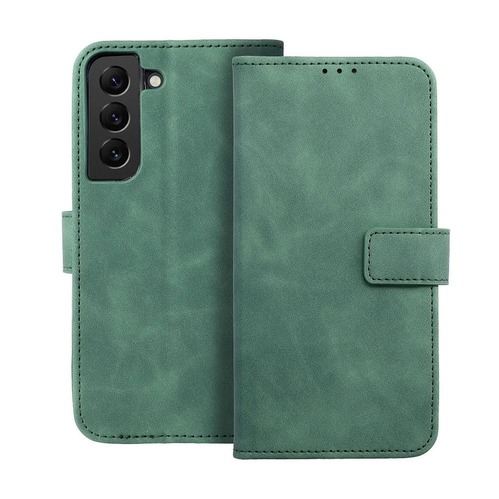 Indexkép: Tender Book Case Samsung A13 4G tok, zöld