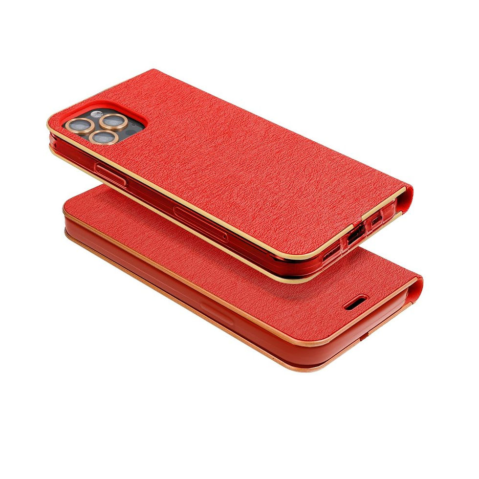 Indexkép: Luna Book Gold Case Samsung A05S tok, piros