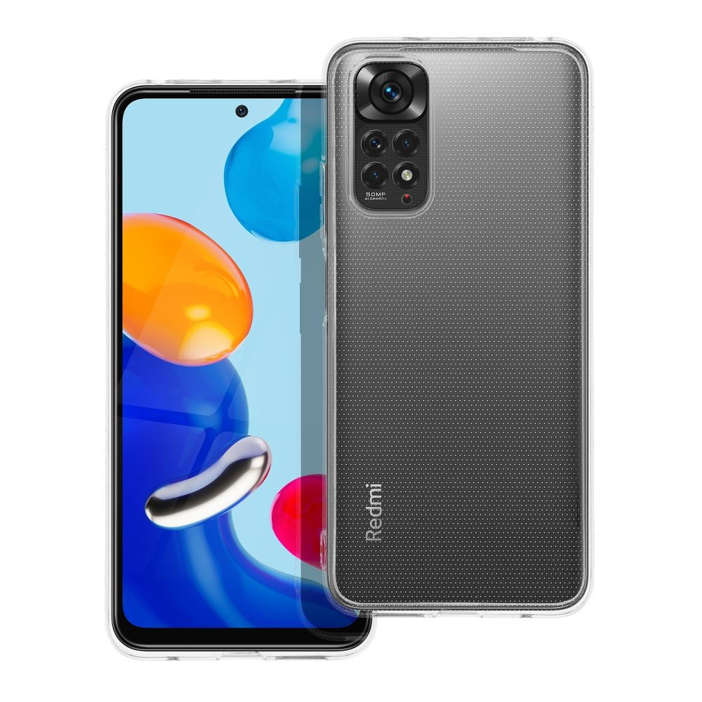 Clear Case 2mm Xiaomi Redmi Note 11 / 11S kameravédős tok, átlátszó