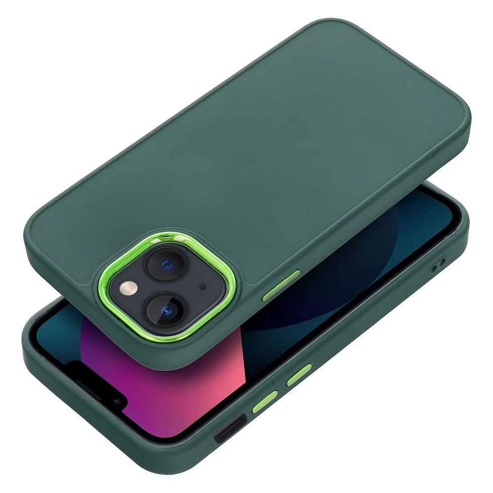 Indexkép: Frame Case iPhone 13 Mini tok, zöld