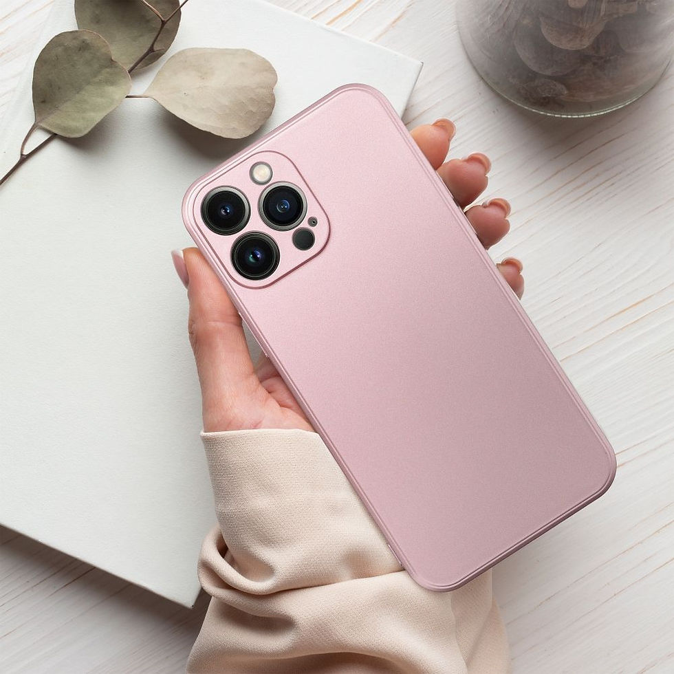 Indexkép: Metallic Case iPhone 17 Air tok, rózsaszín