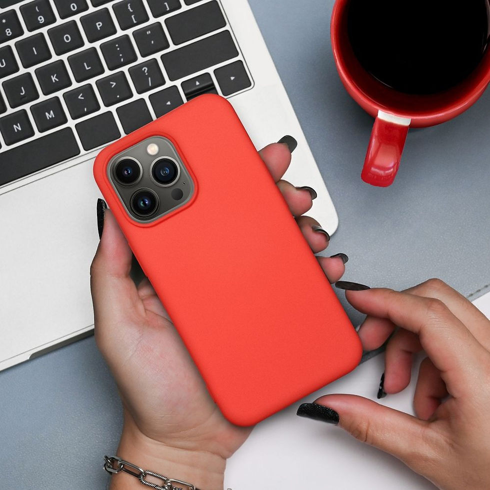 Indexkép: Silicone Case iPhone 14 tok, barack